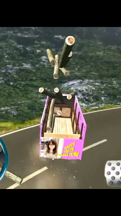 Detik-detik truk oleng nyenggol tebing | TRUCK SIMULATOR 2022-OLENG