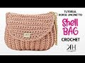 TUTORIAL BORSA UNCINETTO - "Shell" CROCHET BAG ♡ Katy Handmade