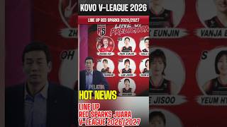 RED SPARKS BIKIN MERINDING! Duo Monster Bukilic–Zhong Hui Siap Kuasai V-League 2026/2027 🔥