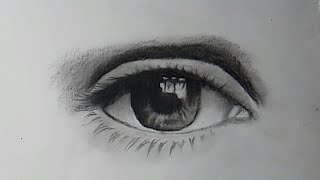 How to draw Realistic Eyes for beginners - tutorial for drawing realistic eyes #tutorials #art