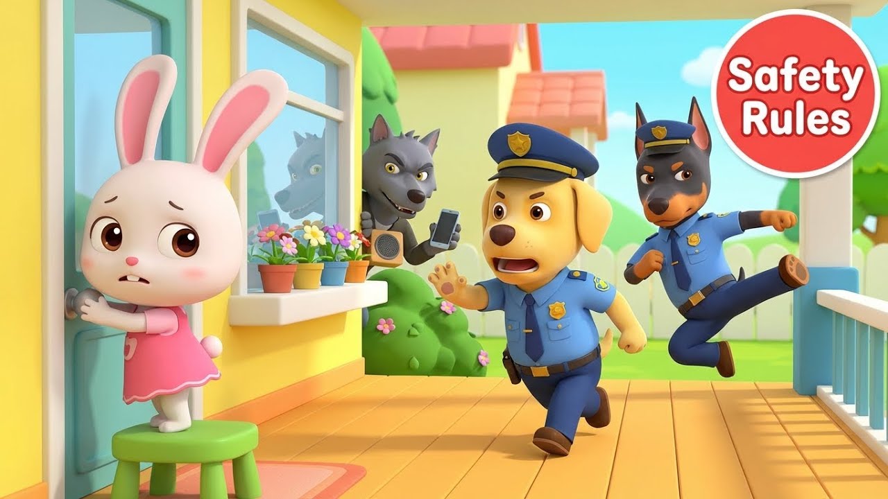 The Crying Baby Trap! 👶 Wolfy’s Sneaky Audio Trick | Sheriff Labrador Police Mystery