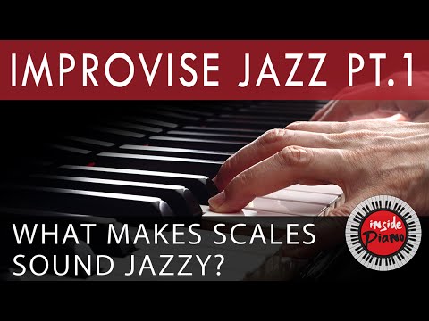 How to improvise Jazz Piano. Part 1. The Bebop Scale.