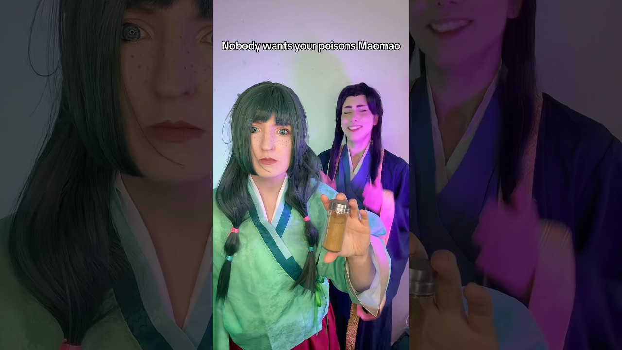 ‼️LET HER TALK🗣️- Maomao and Jinshi cosplays bringing the Apothecary Diaries to life