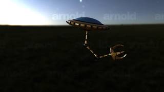 Learning Animation | Making a UFO do a flip in Maya