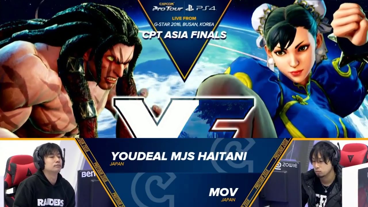 SFV: YOUDEAL MJS Haitani vs MOV - CPT Asia Finals Top 8 Winners Final - CPT2016