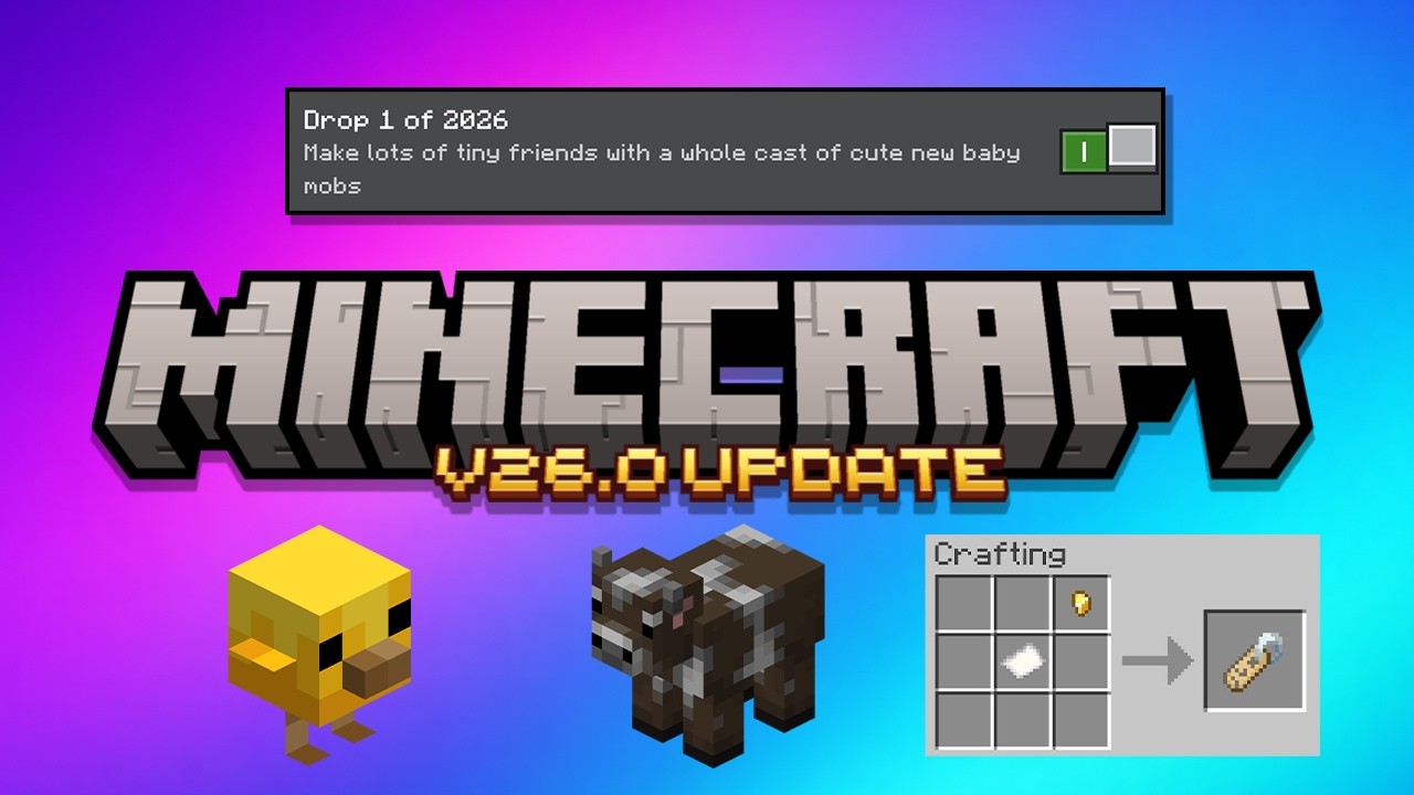 EVERYTHING NEW in Minecraft Bedrock 26.0 Update