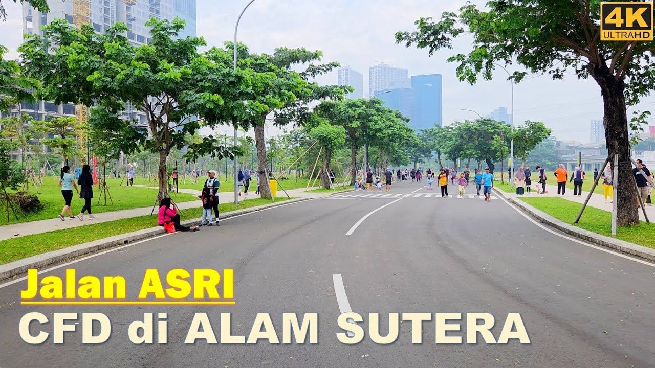 Sunmorwalk [Sunday Morning Walk] at Alam Sutera❗Jalan & berolah raga di Car Free Day Alsut Tangerang