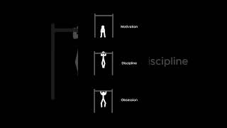Motivation VS discipline VS obsession #shorts #fyp #comparison #edit
