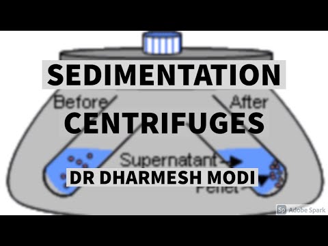 Video: Ce este centrifuga de sedimentare?