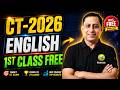 CT Exam 2026 || English Course 🔥||| 1st Class Free || CT Exam 2026 Preparation