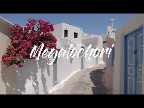 Megalochori, Santorini, Greece - 4K UHD - Virtual Trip