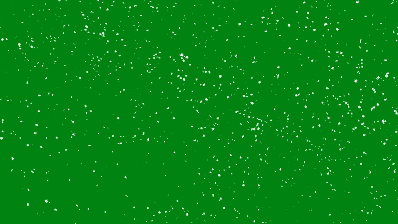 Snow Green Screen Effect | Snow Flake Chroma Key in 4K - YouTube