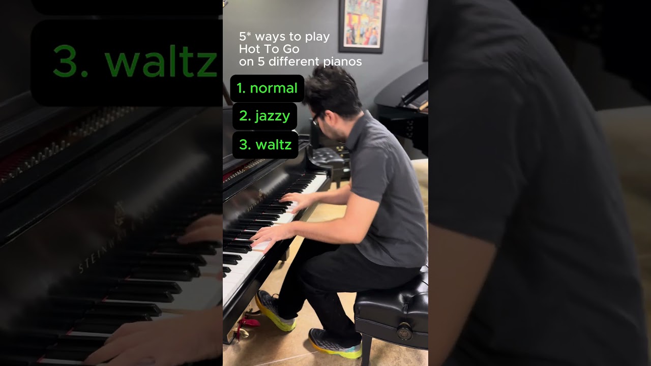HOT TO GO! 5 styles, 5 pianos
