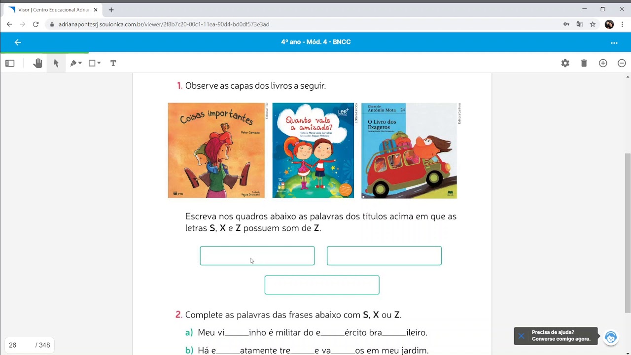 Palavras Com X S Z Com Som De Z 4º Ano Youtube