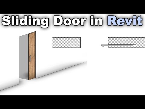 Parametric Sliding Door Family in Revit Tutorial