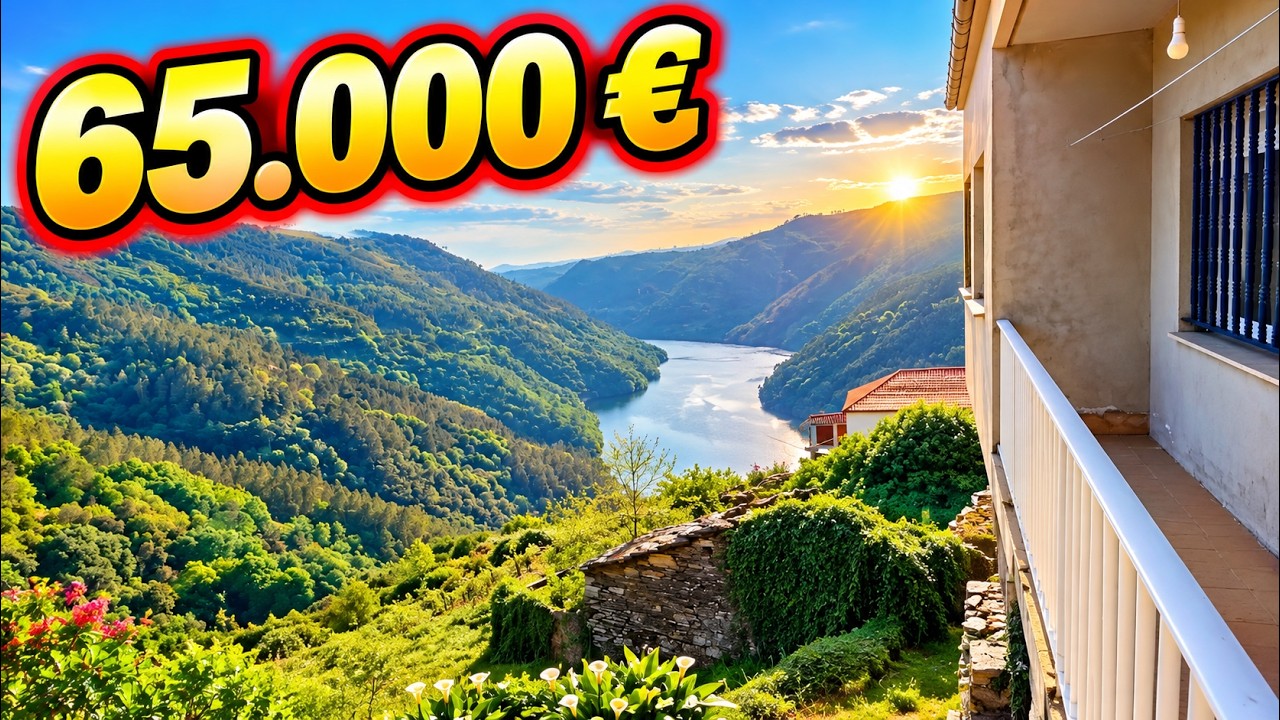 CASA en GALICIA por 65.000 € | VISTAS al RÍO MIÑO |#casaenventa #inmobiliaria #galicia #casabarata