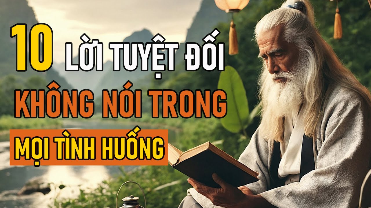 Outline Video Cổ Nhân Dạy 10 LỜI Không Nói Trong Mọi Hoàn Cảnh - Triết Lý Cuộc Sống