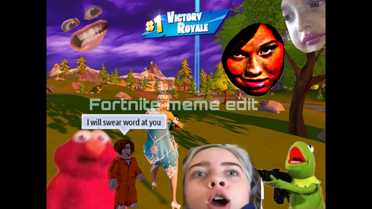  Fortnite meme edit  first video YouTube