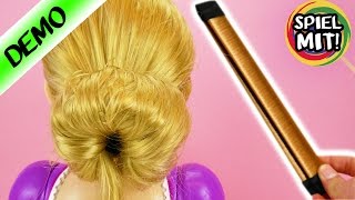 Der perfekte Dutt | Rapunzel Frisur mit Hair Bun Dutt Hilfe | Funktioniert das wirklich? Frisierkopf