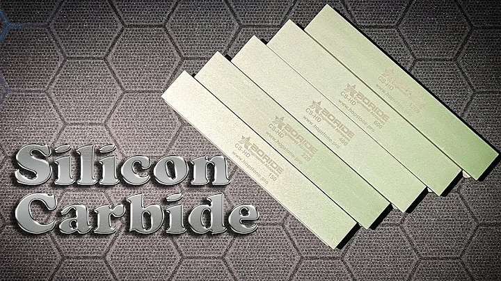 Silicon carbide sharpening stones in under 3 min #sharpening