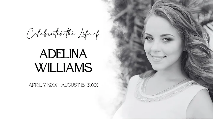 In Loving Memory Video Template | Funeral Slideshow Canva Template | With Music | 7+ Minute Tribute