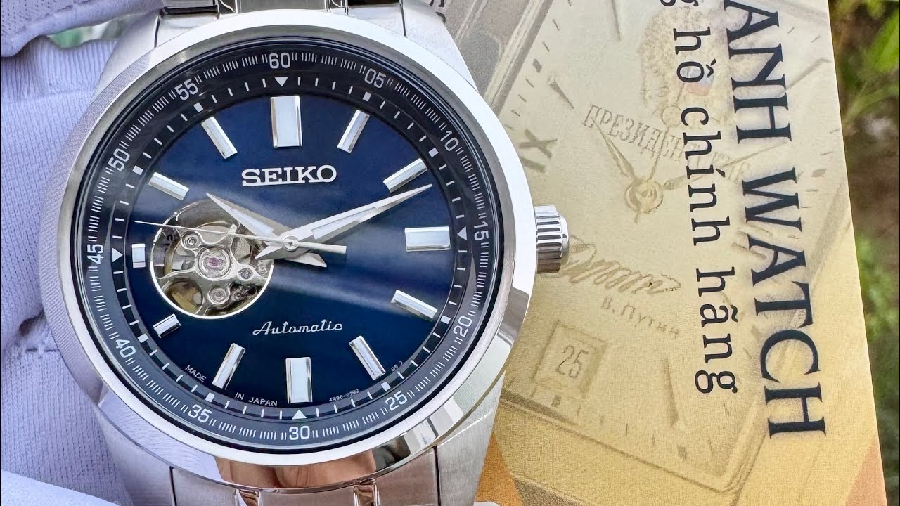 SEIKO OPEN HEART MADE IN JAPAN #SCVE051 0937508840 - YouTube
