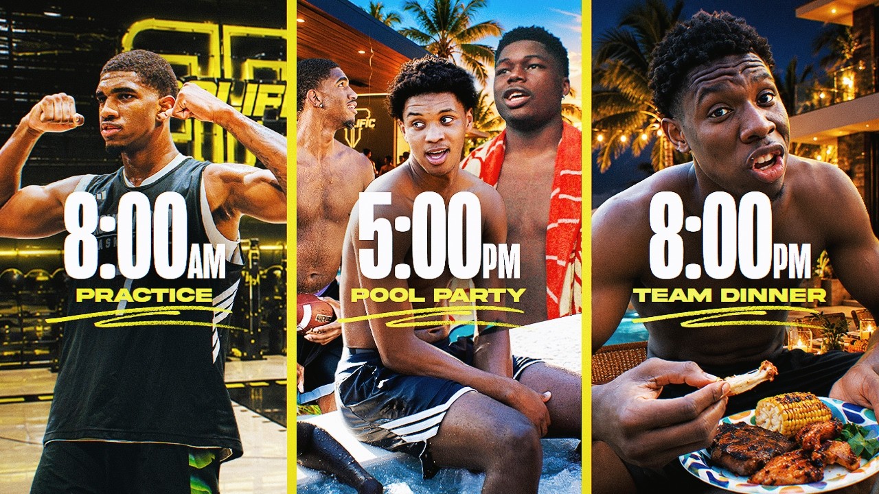 24 Hours With Prolific Prep! HEATED Scrimmage + Team Pool Party | Vlog #03