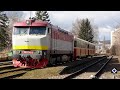 Driver, Guard & Line-side Views (Czech Republic) with  Grumpy Diesel No.749.254-9 - Brno to Oslavany
