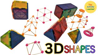 Building 3d Shapes Activity | Learn Shapes | Educational Videos For Kids