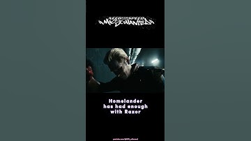 Homelander has had ENOUGH with Razor 😡 - NFS Most Wanted 2005 #NFS_ethereal