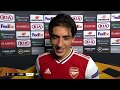 Back from injury and captaining Arsenal, a delighted Héctor Bellerín spoke post-match