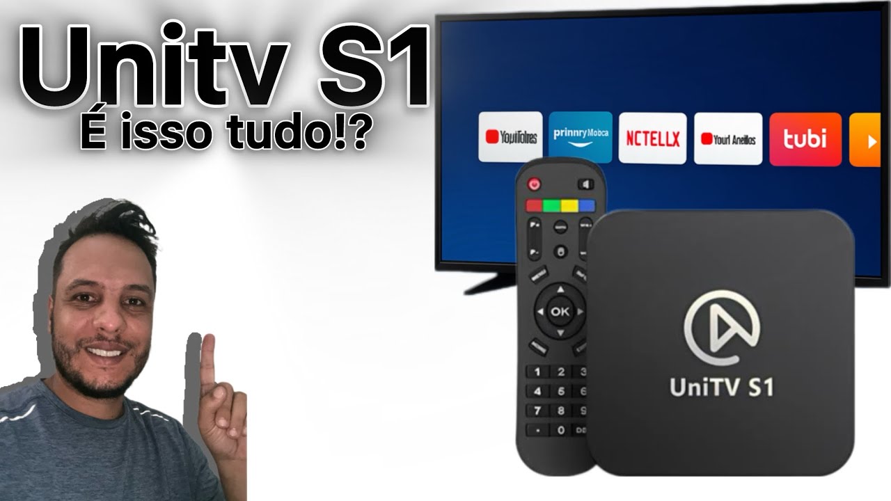 UniTV S1 muito bom! Instalação Passo a Passo transforme sua TV em Smart.