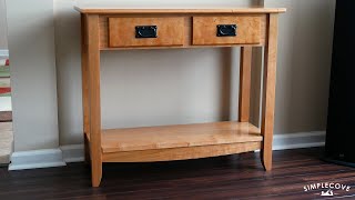 Hall Table Build | Woodworking Build Video