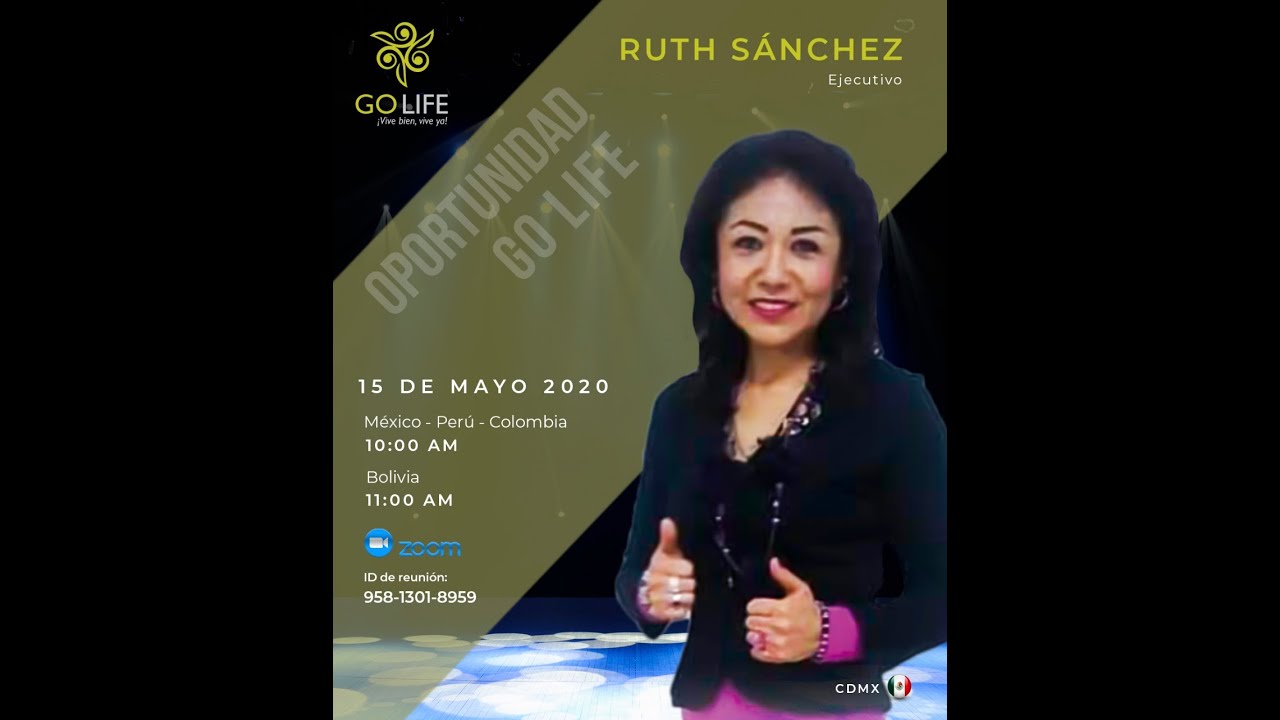 Conferencia Zoom Vie. 15 de Mayo 2020 Ruth Sanchez - YouTube