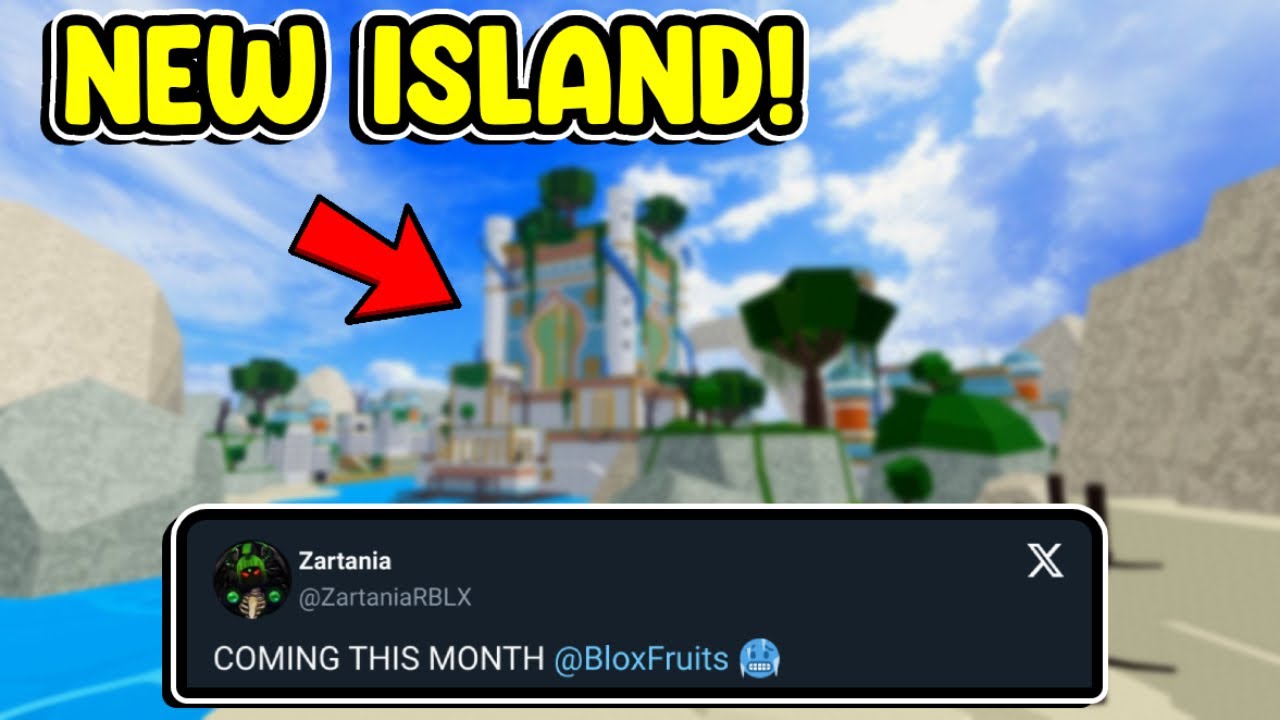 NEW ISLAND in BLOX FRUITS this OCTOBER UPDATE 20!! 😱 