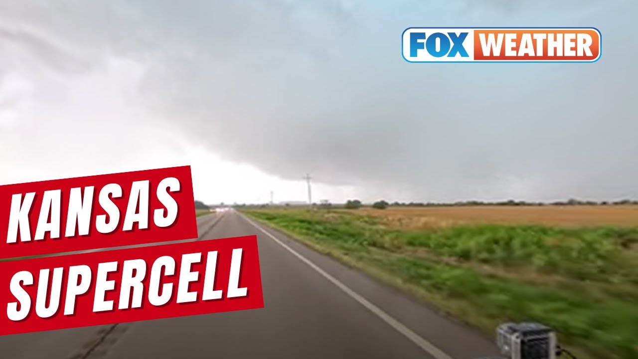 Watch: Supercell Thunderstorm Causes Sky To Turn Ice Blue In Kansas ...