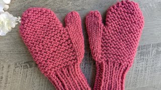 Child Knit Mittens  4-6 years old by Crazy Hands Knitting & Crochet 882 views 5 months ago 34 minutes