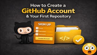 How to create github account and create your first repository