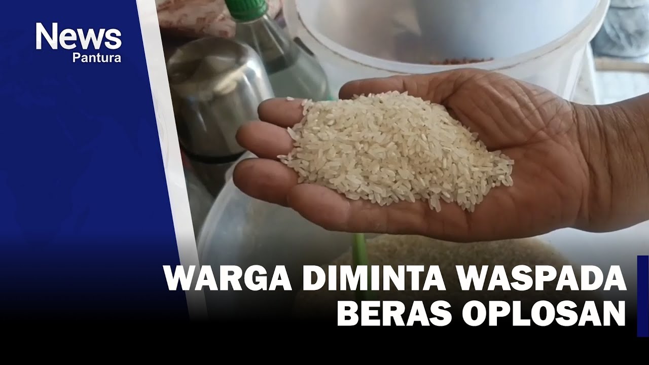 Cegah Beras Oplosan, Disperindagkop Batang Sidak ke Pasar Tradisional