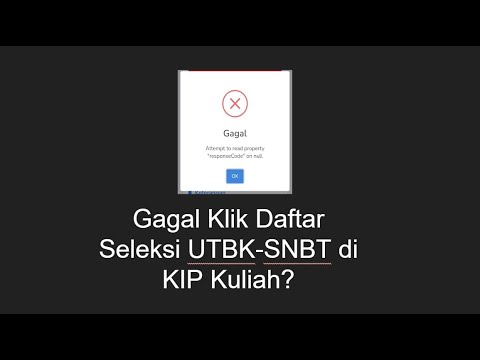 Gagal Klik Daftar Seleksi di Akun KIP Kuliah untuk UTBK-SNBT 2024