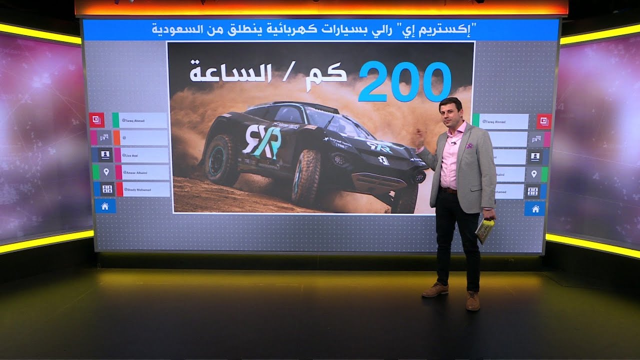 صورة فيديو : أفضل سائق سيارات في العالم يتحدث عن سباق السيارات الكهربائية في السعودية