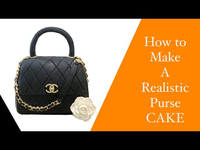 coco chanel purse cake