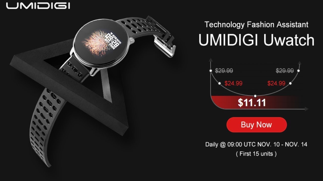 umidigi uwatch smart color bracelet smartwatch