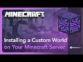 How to upload a custom world - Minecraft Java
