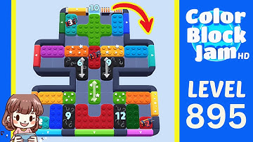 Color Block Jam Level 895 Solution Walkthrough