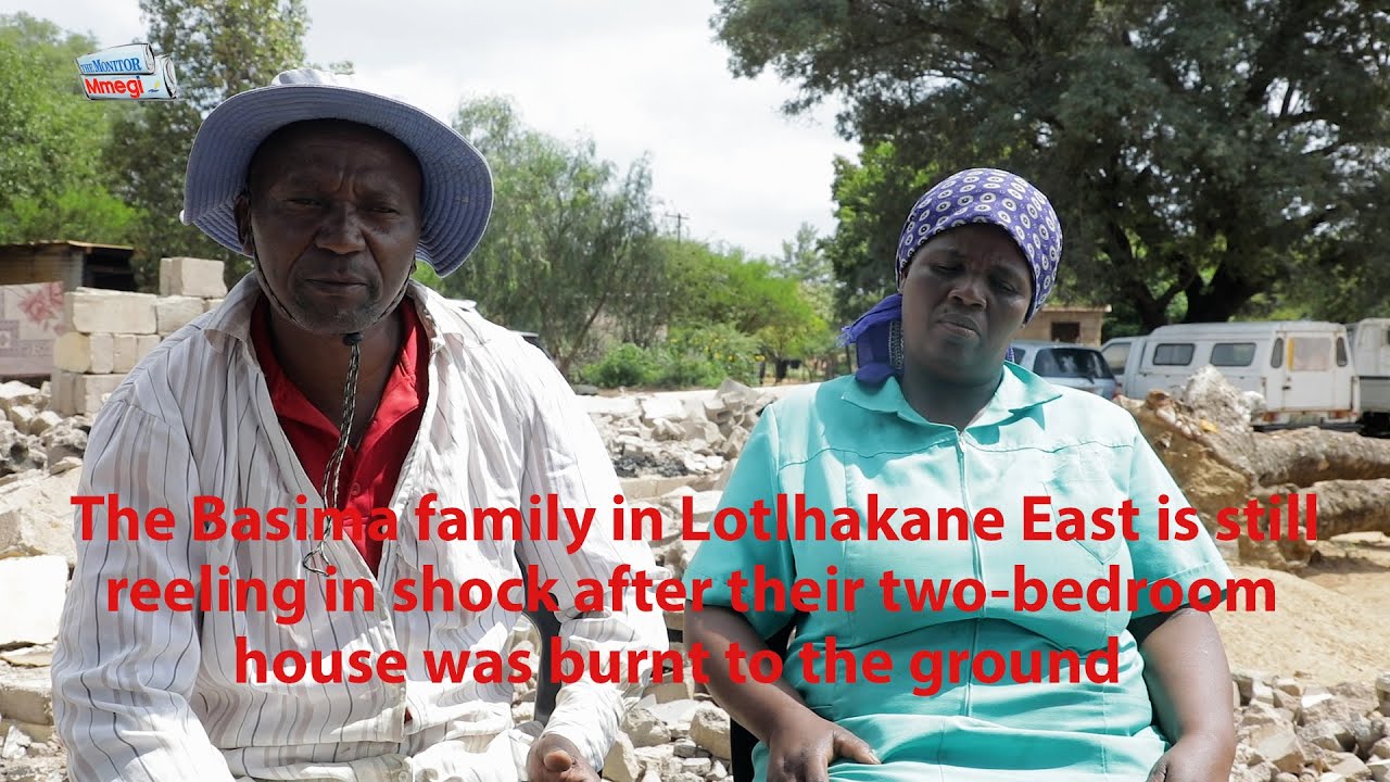 Семья Басима в шоке после того, как их двухкомнатный дом сгорел дотла.