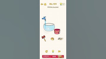 brain out level 101. fill the bucket