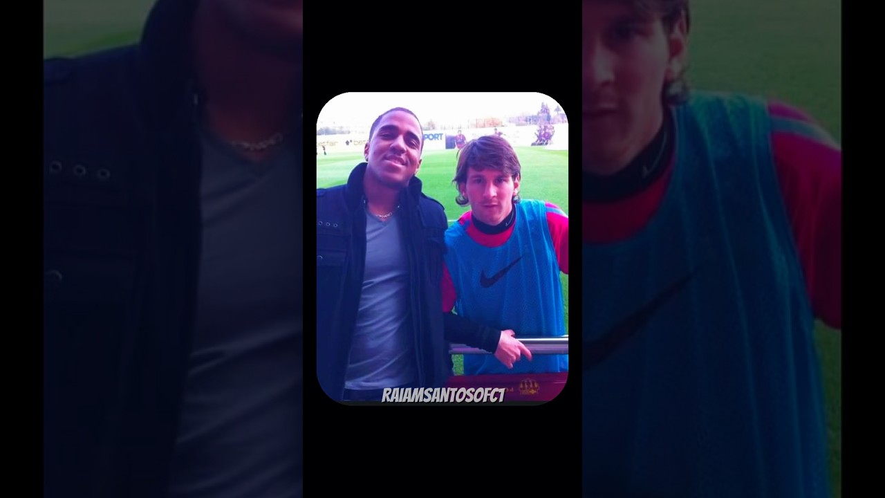 MESSI E DOTADO😂 #raiamsantos #messi #barcelonafc