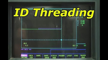 Mazatrol Programming Lathe ID Threading Mazak