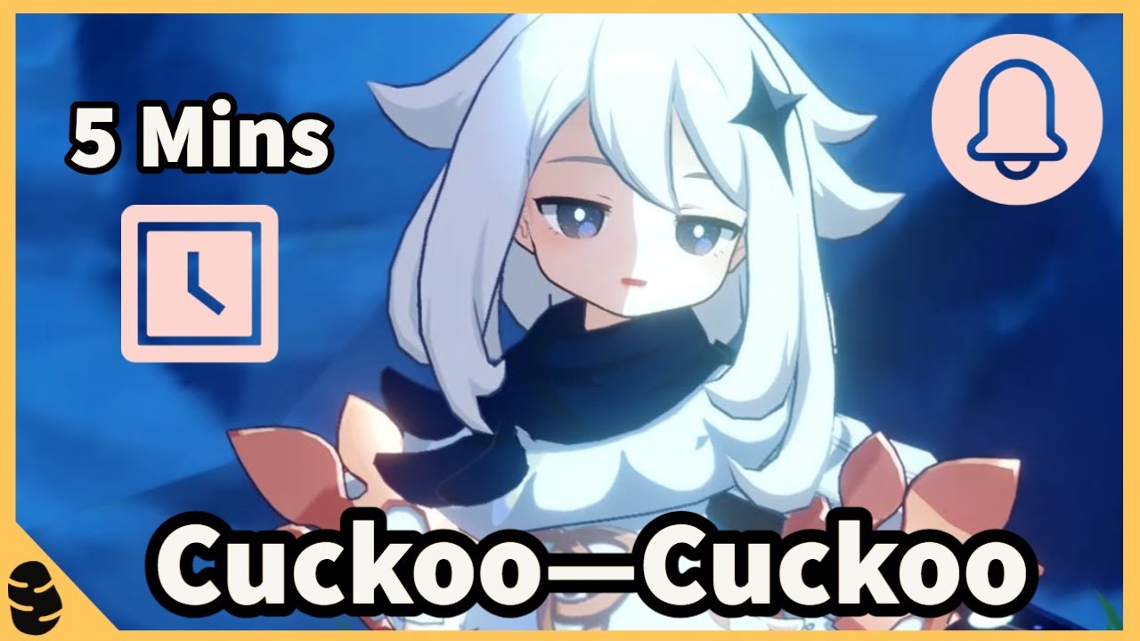 Paimon being Cuckoo Alarm Clock for 5 Minutes - YouTube